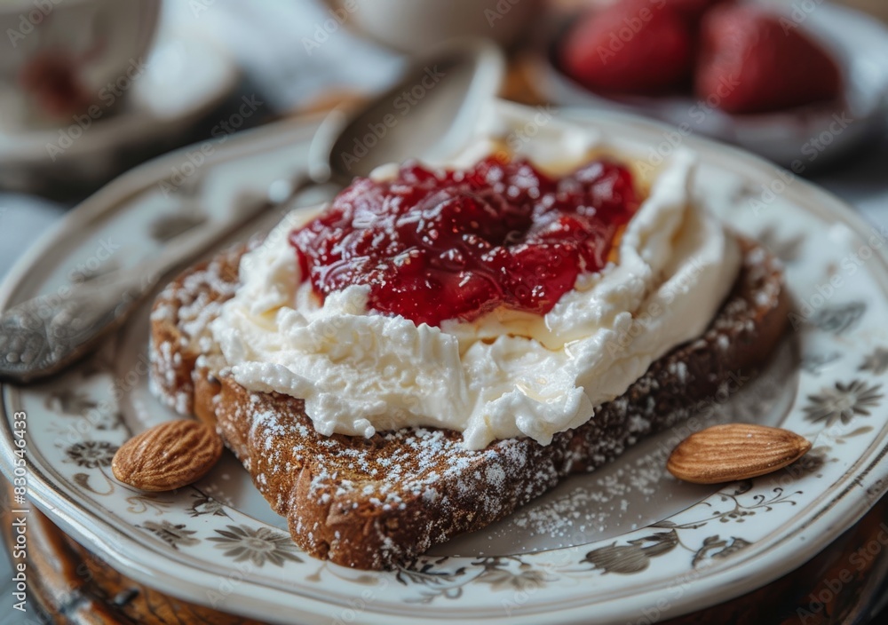 Breakfast Delight with Yogurt and Nuts Generative AI Breakfast Delight with Yogurt and Nuts Generative AI
