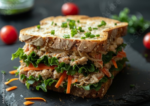 Wallpaper Mural Healthy Lunchbox Delight for Work or School Generative AI Torontodigital.ca