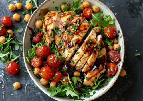 Delicious Mediterranean Salad for Healthy Meal Planning Generative AI