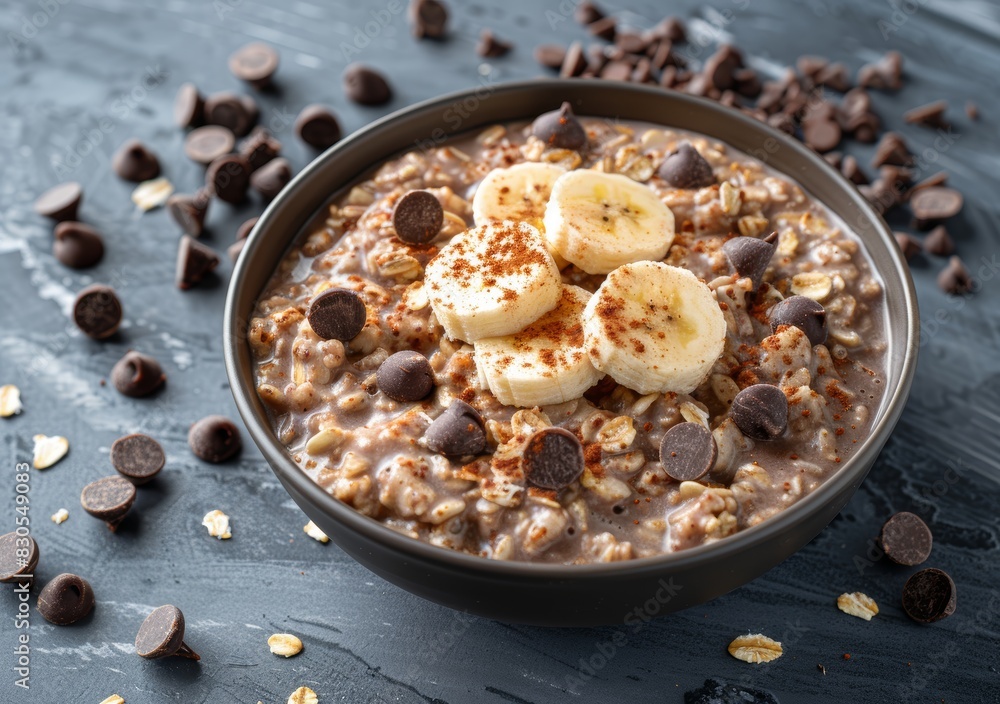 Delicious Overnight Oats for Breakfast Generative AI Delicious Overnight Oats for Breakfast Generative AI