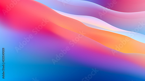 Digital colorful wavy gradient curve abstract graphic poster PPT background