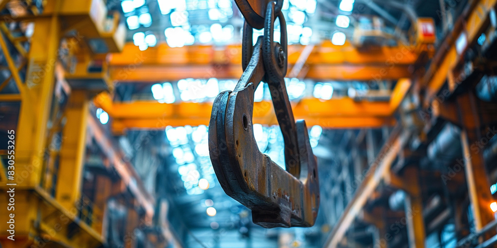 A rusty chain hanging from the ceiling wit blur background A rusty chain hanging from the ceiling wit blur background