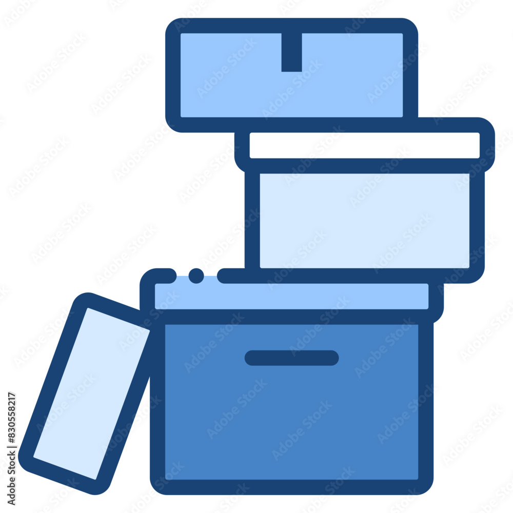 stack of boxes icon