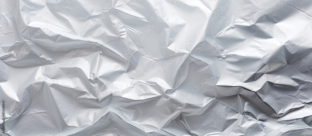 Obraz premium A texture of creased plastic polyethylene film perfect for a copy space image