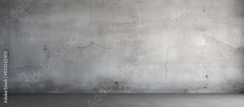 A wall with a gray concrete surface providing blank space for images. Creative banner. Copyspace image photo