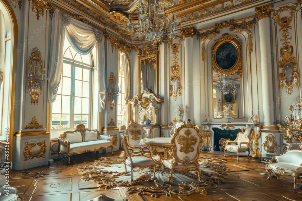 Fototapeta premium Luxurious palace interior
