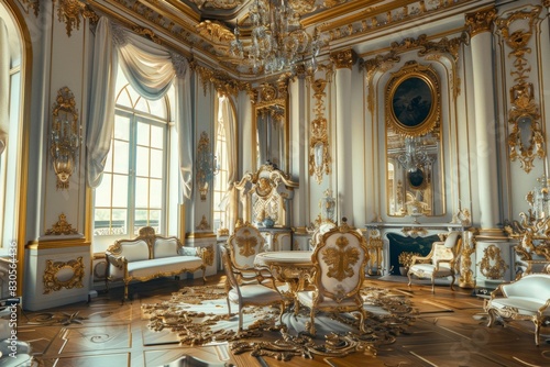 Luxurious palace interior