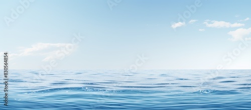 A serene and minimalistic copy space image featuring water