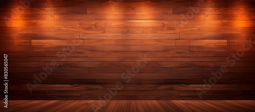 Background with a vibrant wooden wall providing ample copy space image
