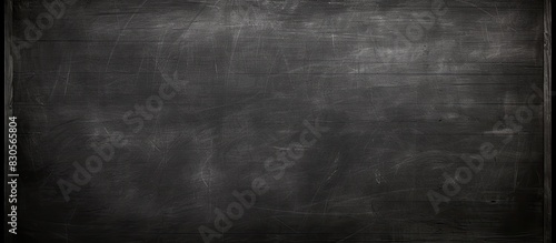 A blackboard with empty space for writing or drawing. Creative banner. Copyspace image