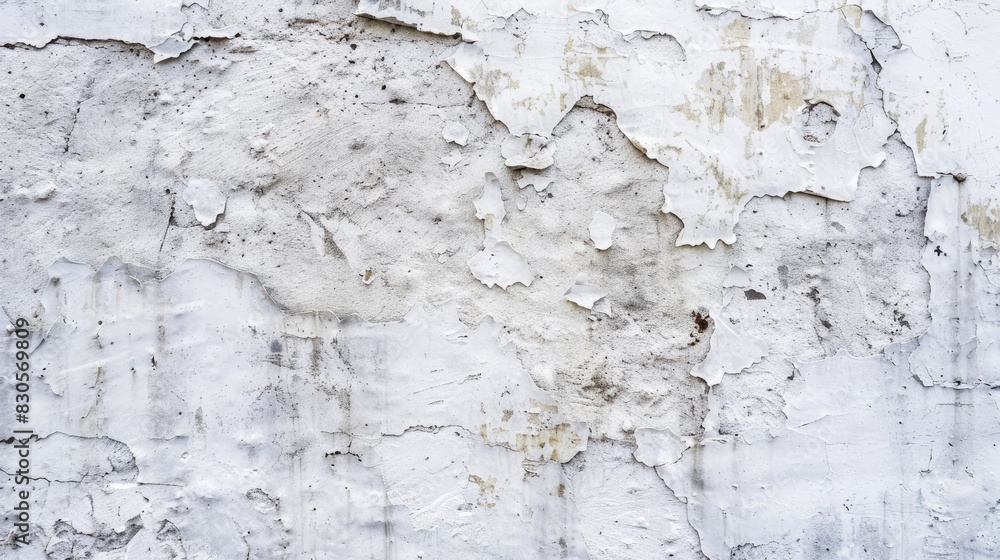 Fototapeta premium Vintage Style White Cement Wall for Graphic Design and Wallpapers