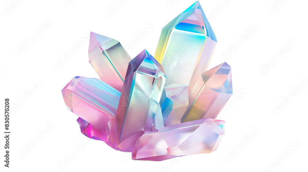 ribbon isolated shape with 3d crystal glass holographic effect isolated on transparent background ribbon isolated shape with 3d crystal glass holographic effect isolated on transparent background