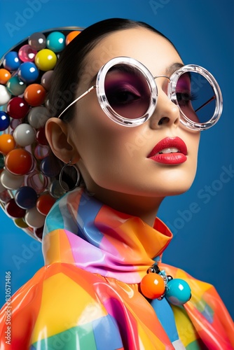 women with glase  UHD Wallpapar photo