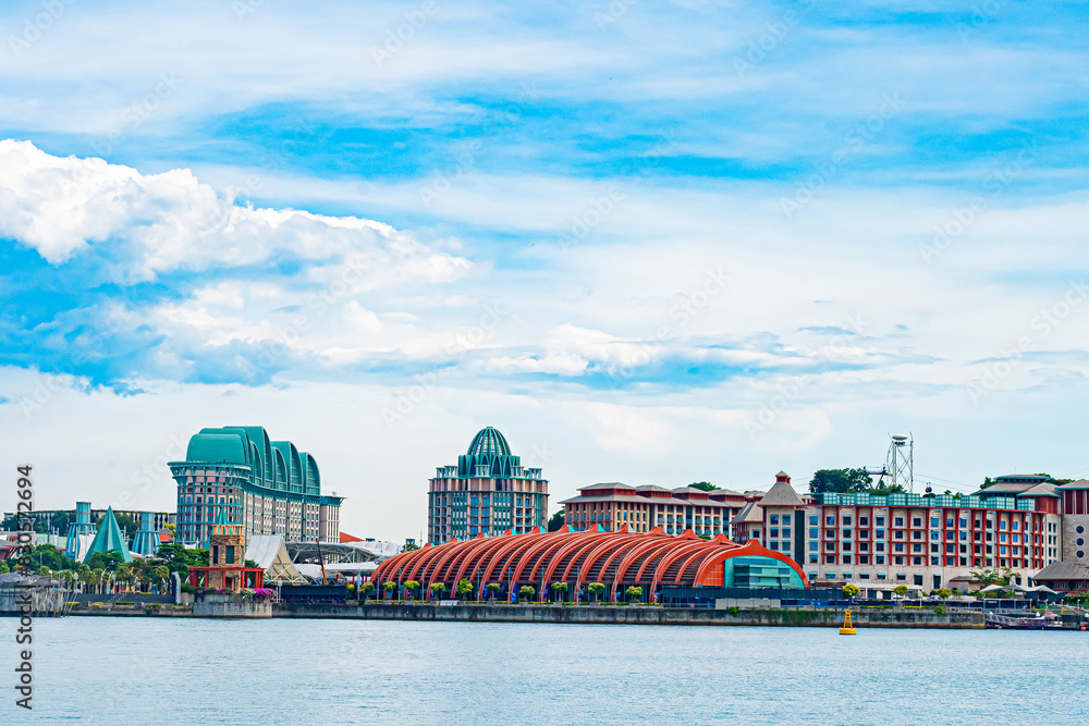Naklejka premium シンガポール Singapore 