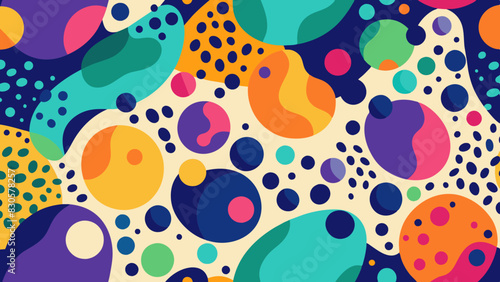 Fondo extravagante con manchas abstractas
