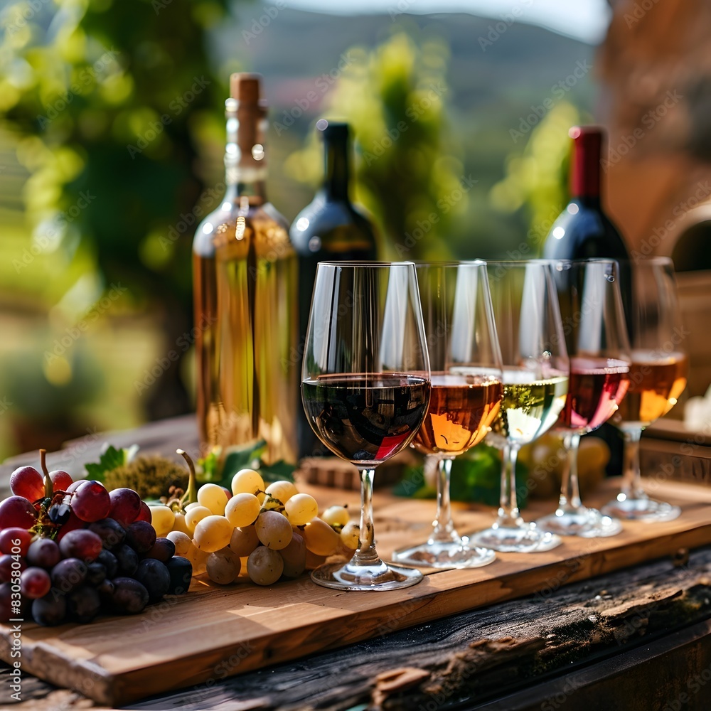 Immersive Italian Vineyard Wine Tasting Experience Capturing Regional Diversity