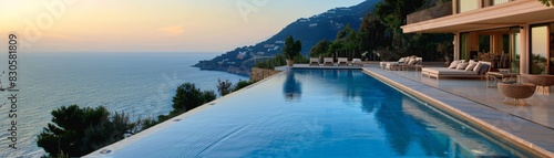 Serene Luxury Villa Retreat: Infinity Pool Oasis with Breathtaking Ocean Views