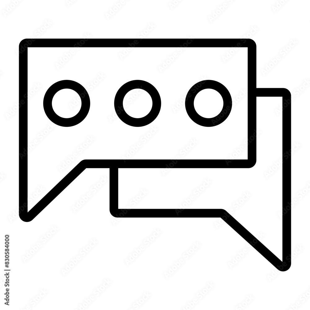 Forum Vector Line Icon Design Forum Vector Line Icon Design