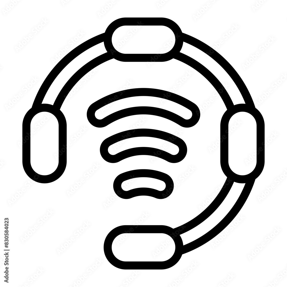 Online Support Vector Line Icon Design Online Support Vector Line Icon Design