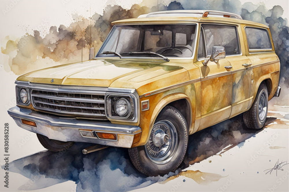 Fototapeta premium a three-dimensional model Generative AI