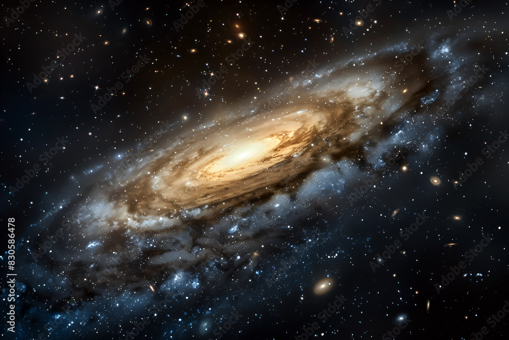 Fototapeta premium cosmic background with a sense of depth and mystery