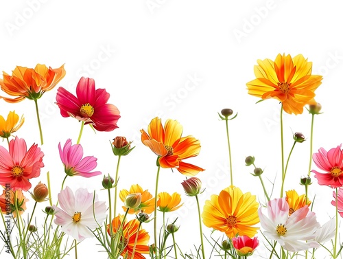 Wallpaper Mural Flower backgrounds outdoors in nature against a white background Torontodigital.ca