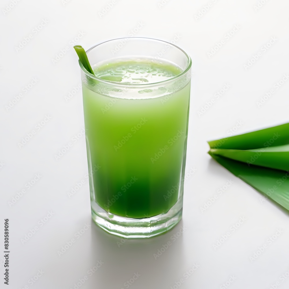 Cold pandan juice