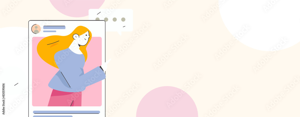 Virtual characters social communication concept business flat vector hand drawn illustration
Virtual characters social communication concept business flat vector hand drawn illustration