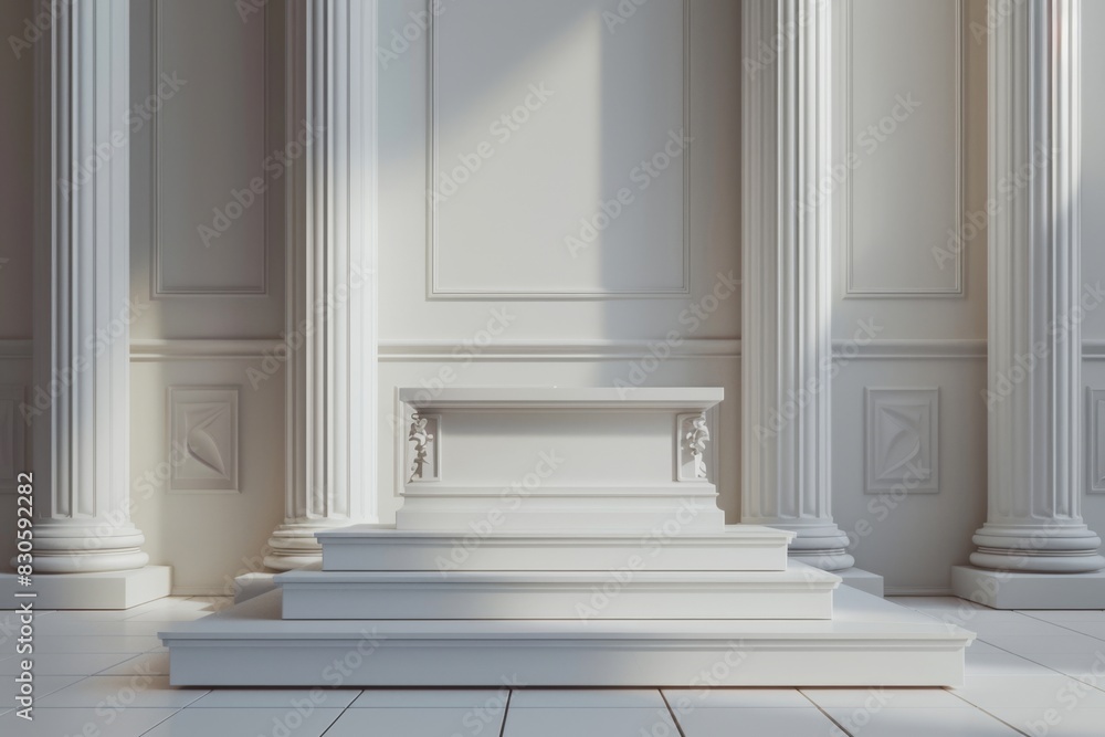 Classical Empty Podium Classical Empty Podium