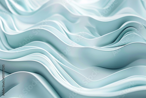 Generative AI Image of Grey Wavy Fluid Pattern Business Background with Abstract Design
