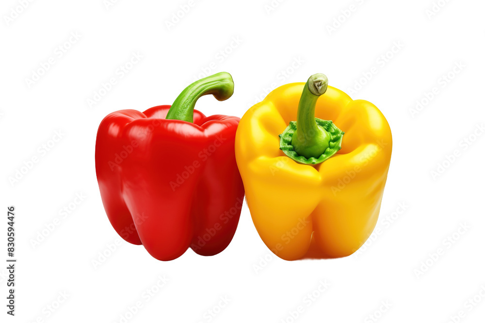 The Tango of Peppers on White or PNG Transparent Background. The Tango of Peppers on White or PNG Transparent Background.