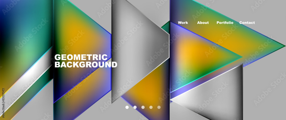Gradient triangle geometric minimal wallpaper Gradient triangle geometric minimal wallpaper