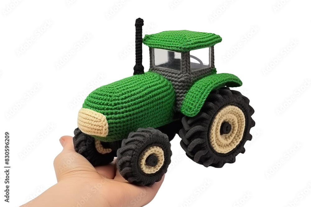 Fototapeta premium Harvesting Imagination on White or PNG Transparent Background.