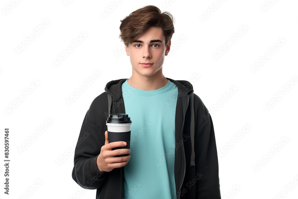 The Coffee Connoisseurs Morning Ritual on White or PNG Transparent Background. The Coffee Connoisseurs Morning Ritual on White or PNG Transparent Background.