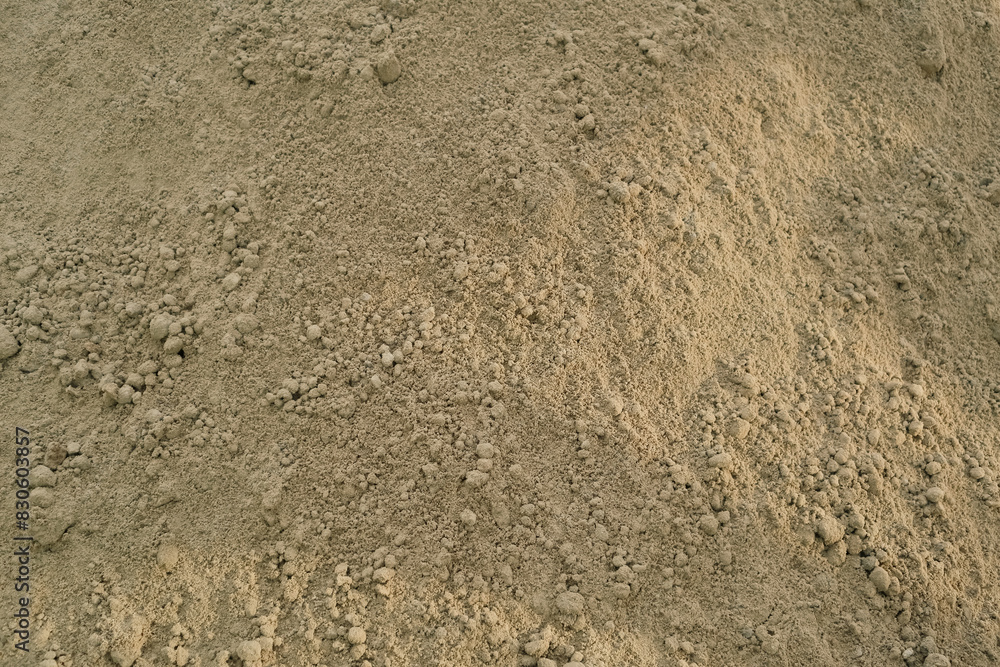 Texture of the sand. Background and textured photo. Background Industrial sand for construction works. Pile of construction sand Texture of the sand. Background and textured photo. Background Industrial sand for construction works. Pile of construction sand