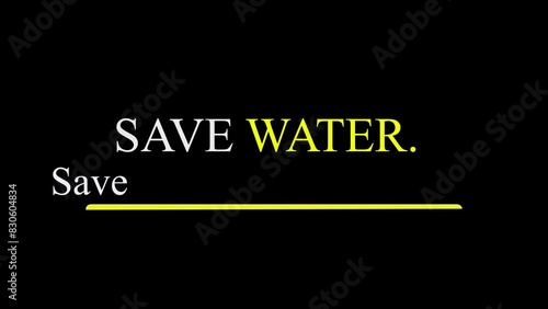 Save water- world water day- Save water camapign photo