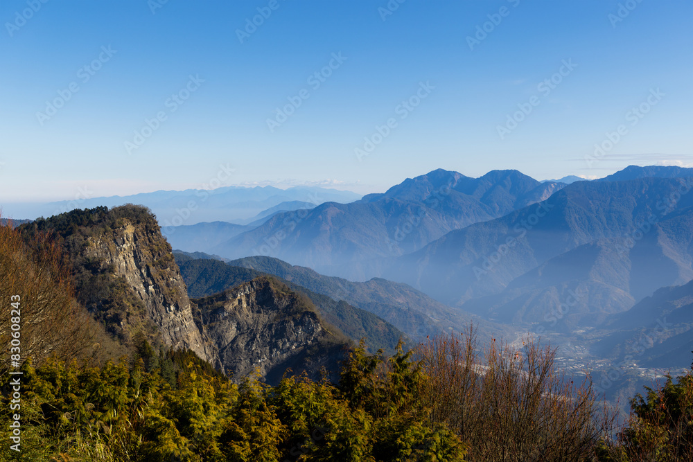 Beautiful mountain view in sunny day Beautiful mountain view in sunny day