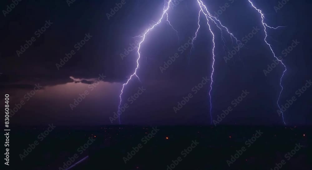 Streak of Lightning and Rain: Thunder Storm, 4K Time Lapse
Streak of Lightning and Rain: Thunder Storm, 4K Time Lapse
