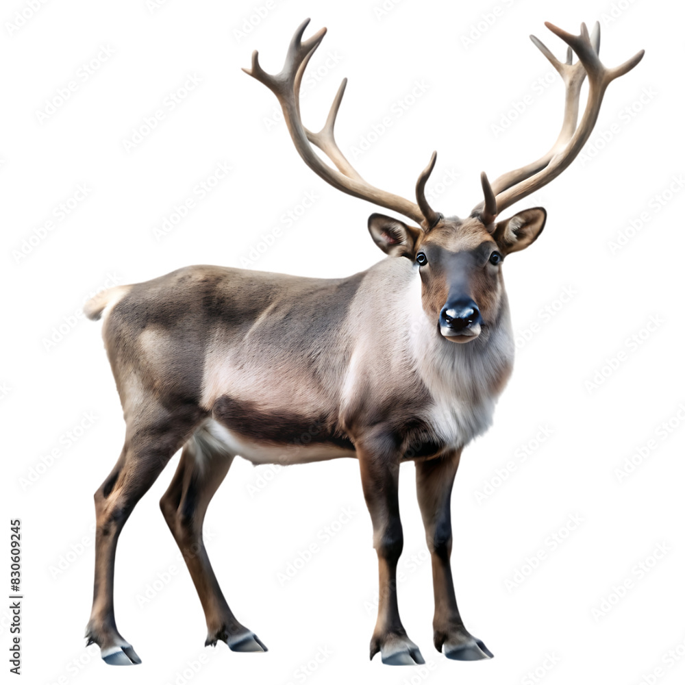 Fototapeta premium caribou on transparent background