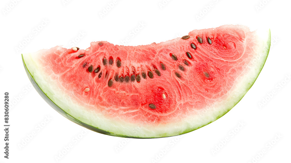 A slice of watermelon, transparent picture A slice of watermelon, transparent picture