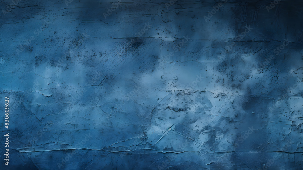 Fototapeta premium Digital retro dark blue textured graphics poster background