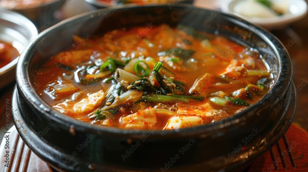 A soup dish from Korea A soup dish from Korea