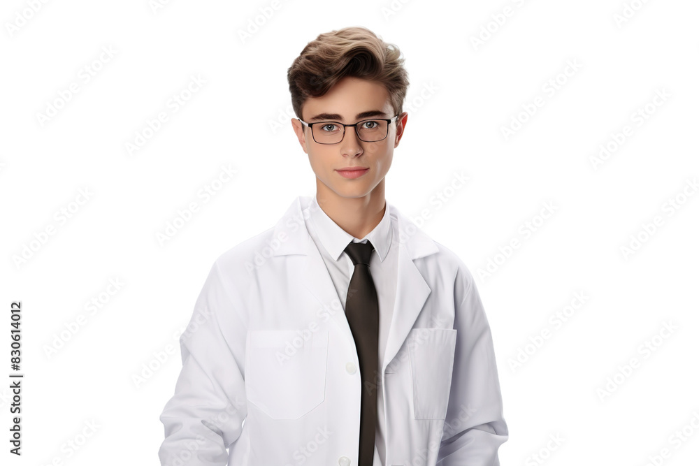 The Scientific Visionary on White or PNG Transparent Background. The Scientific Visionary on White or PNG Transparent Background.