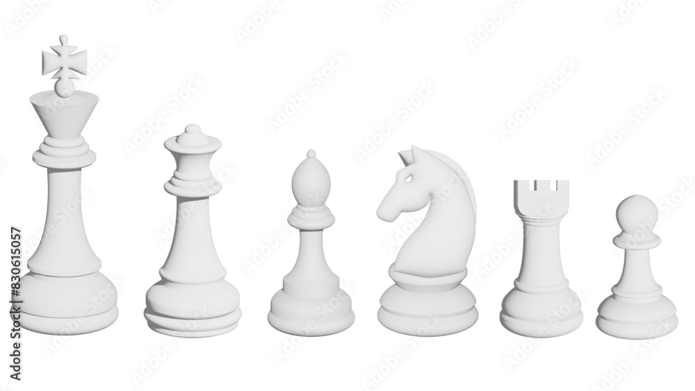 3D chess set 3D chess set