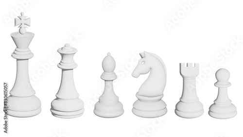 3D chess set