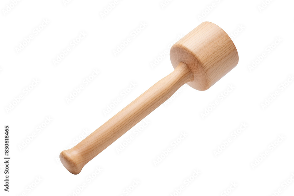 The Resonating Rhythm of the Wooden Mallet on White or PNG Transparent Background. The Resonating Rhythm of the Wooden Mallet on White or PNG Transparent Background.
