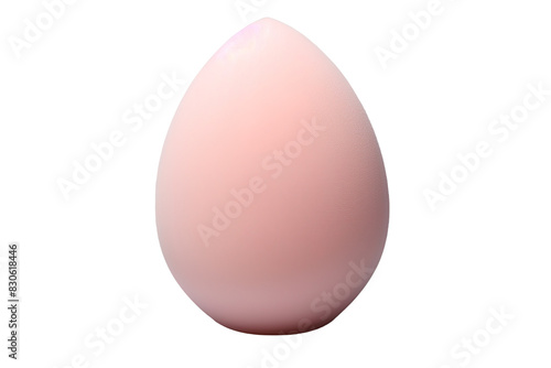 The Enigmatic Pink Egg on White or PNG Transparent Background.