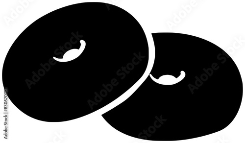 food illustration chocolate silhouette bakery logo doughnut icon indonesia outline dessert cream donut sugar cake biscuit vanilla snack breakfast shape background nut glaze for vector graphic
