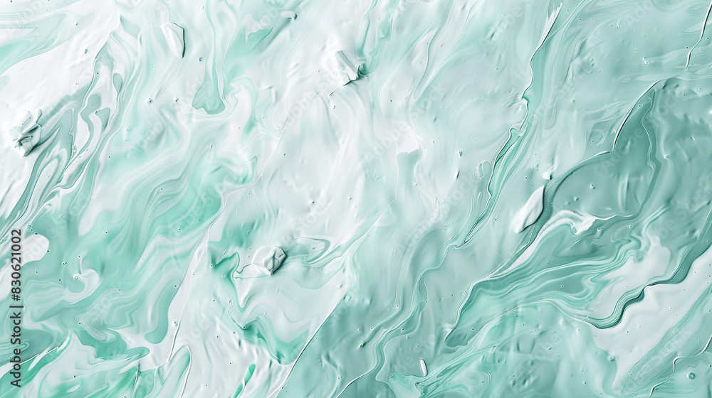Minimalist abstract acrylic art in cool mint and stark white, with a fresh, clean look, Minimalist abstract acrylic art in cool mint and stark white, with a fresh, clean look,