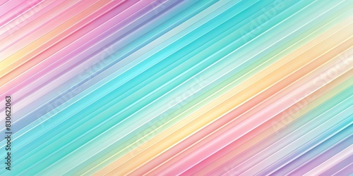 Elegant abstract background with diagonal pastel lines photo